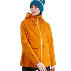 Berghaus Highraise Jacke für Damen - Gelb-Damen Wasserdicht