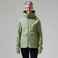 Berghaus Highraise Jacken für Damen - Grün-Damen Wasserdicht