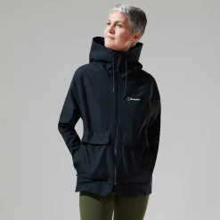 Berghaus Highraise Jacken für Damen - Schwarz-Damen Wasserdicht