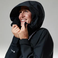Berghaus Highraise Jacken für Damen - Schwarz-Damen Wasserdicht
