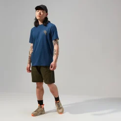 Berghaus Hike Beans Short Sleeve Tee für Herren - Dunkelblau-Herren T-shirts