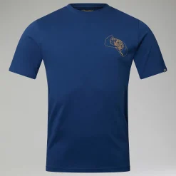 Berghaus Hike Beans Short Sleeve Tee für Herren - Dunkelblau-Herren T-shirts