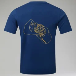Berghaus Hike Beans Short Sleeve Tee für Herren - Dunkelblau-Herren T-shirts