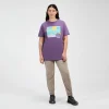 Berghaus Hill Hazed Kurzarm Shirt für Damen - Violett-Damen T-shirts
