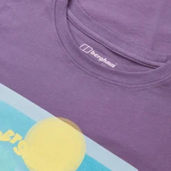 Berghaus Hill Hazed Kurzarm Shirt für Damen - Violett-Damen T-shirts