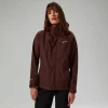 Berghaus Hillwalker InterActive Jacke für Damen - Braun-Damen Wasserdicht