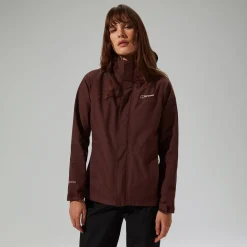 Berghaus Hillwalker InterActive Jacke für Damen - Braun-Damen Wasserdicht