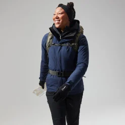 Berghaus Hillwalker InterActive Jacken für Damen - Dunkelblau-Damen Wasserdicht