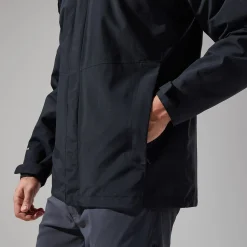 Berghaus Hillwalker InterActive Jacken für Herren - Schwarz-Herren Wasserdicht
