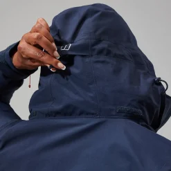 Berghaus Hillwalker InterActive Jacken für Damen - Dunkelblau-Damen Wasserdicht