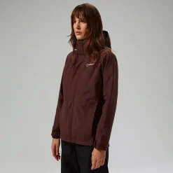 Berghaus Hillwalker InterActive Jacke für Damen - Braun-Damen Wasserdicht