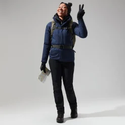Berghaus Hillwalker InterActive Jacken für Damen - Dunkelblau-Damen Wasserdicht