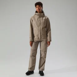 Berghaus Hillwalker InterActive Jacke für Damen - Grün-Damen Wasserdicht