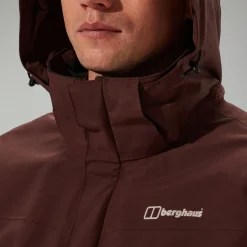 Berghaus Hillwalker InterActive Jacke für Herren - Braun-Herren Wasserdicht