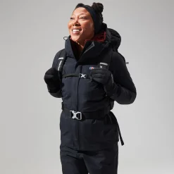 Berghaus Hillwalker InterActive Jacken für Damen - Schwarz-Damen Wasserdicht