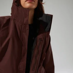 Berghaus Hillwalker InterActive Jacke für Damen - Braun-Damen Wasserdicht