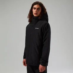 Berghaus Isolierte Deluge Pro 3.0 Herren-Regenjacke - Schwarz-Herren Wasserdicht