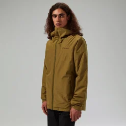 Berghaus Isolierte Deluge Pro 3.0 Herren-Regenjacke - Grün-Herren Wasserdicht
