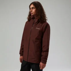 Berghaus Isolierte Deluge Pro 3.0 Herren-Regenjacke - Braun-Herren Wasserdicht