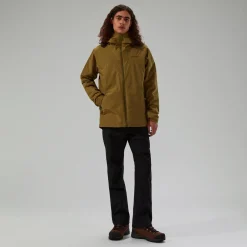 Berghaus Isolierte Deluge Pro 3.0 Herren-Regenjacke - Grün-Herren Wasserdicht