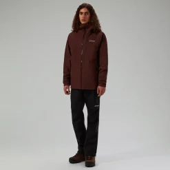 Berghaus Isolierte Deluge Pro 3.0 Herren-Regenjacke - Braun-Herren Wasserdicht
