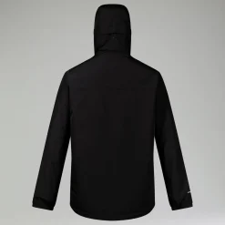 Berghaus Isolierte Deluge Pro 3.0 Herren-Regenjacke - Schwarz-Herren Wasserdicht