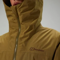 Berghaus Isolierte Deluge Pro 3.0 Herren-Regenjacke - Grün-Herren Wasserdicht
