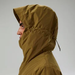 Berghaus Isolierte Deluge Pro 3.0 Herren-Regenjacke - Grün-Herren Wasserdicht