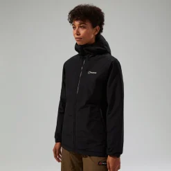 Berghaus Isolierte wasserdichte Deluge Pro 3.0 Damen-Jacke - Schwarz-Damen Wasserdicht