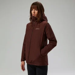 Berghaus Isolierte wasserdichte Deluge Pro 3.0 Damen-Jacke - Braun-Damen Wasserdicht
