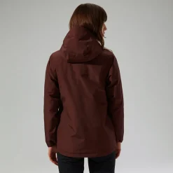 Berghaus Isolierte wasserdichte Deluge Pro 3.0 Damen-Jacke - Braun-Damen Wasserdicht