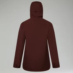 Berghaus Isolierte wasserdichte Deluge Pro 3.0 Damen-Jacke - Braun-Damen Wasserdicht
