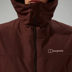 Berghaus Isolierte wasserdichte Deluge Pro 3.0 Damen-Jacke - Braun-Damen Wasserdicht