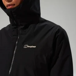 Berghaus Isolierte wasserdichte Deluge Pro 3.0 Damen-Jacke - Schwarz-Damen Wasserdicht