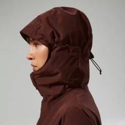 Berghaus Isolierte wasserdichte Deluge Pro 3.0 Damen-Jacke - Braun-Damen Wasserdicht
