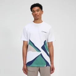 Berghaus Klambercall Kurzarm Shirt für Herren - Weiß-Herren T-shirts