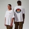 Berghaus Kurzarm Cyclops Unisex-Shirt - Weiß-Damen T-shirts | T-shirts