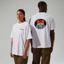 Berghaus Kurzarm Cyclops Unisex-Shirt - Weiß-Damen T-shirts | T-shirts