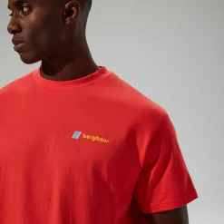 Berghaus Kurzarm Cyclops Unisex-Shirt - Rot-Damen T-shirts | T-shirts