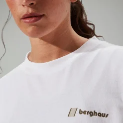 Berghaus Langarm Mera Peak Unisex-Shirt - Weiß-Damen T-shirts | T-shirts