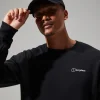 Berghaus Logo Crew für Herren - Schwarz-Herren Hoodies Und Sweatshirts