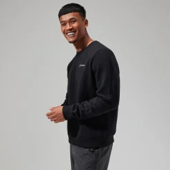 Berghaus Logo Crew für Herren - Schwarz-Herren Hoodies Und Sweatshirts