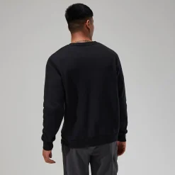 Berghaus Logo Crew für Herren - Schwarz-Herren Hoodies Und Sweatshirts