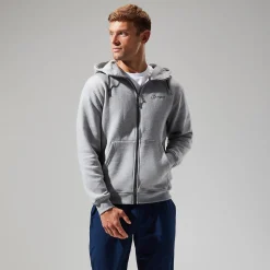 Berghaus Logo Full Zip Hoodie für Herren - Dunkelgrau-Herren Hoodies Und Sweatshirts | Fleece