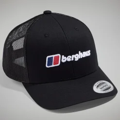 Berghaus Logo Recognition Trucker Cap - Schwarz- Hats & Caps
