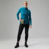 Berghaus 24/7 Long Sleeve Half Zip Tech T-Shirt für Damen - Türkis-Damen Baselayer