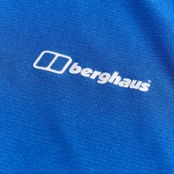 Berghaus 24/7 Long Sleeve Half Zip Tech T-Shirt für Damen - Blau-Damen Baselayer