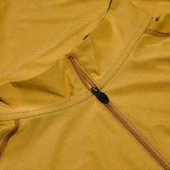 Berghaus 247 Long Sleeve Half Zip Tech T-Shirt für Herren - Gelb-Herren Baselayer