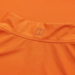 Berghaus 24/7 Long Sleeve Half Zip Tech T-Shirt für Herren - Orange-Herren Baselayer