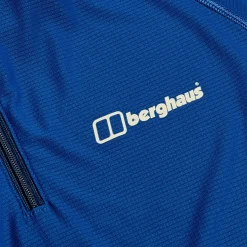 Berghaus 247 Long Sleeve Half Zip Tech T-Shirt für Damen - Blau-Damen Baselayer